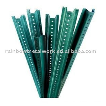 Green Baked Enamel U Channel Posts